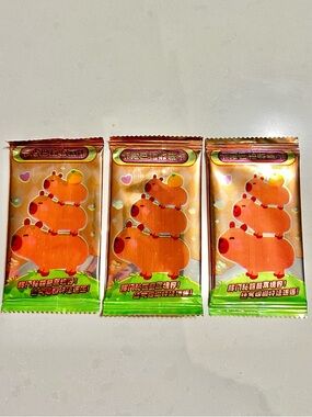 CapyBara Sealed Trading Card Set of 3